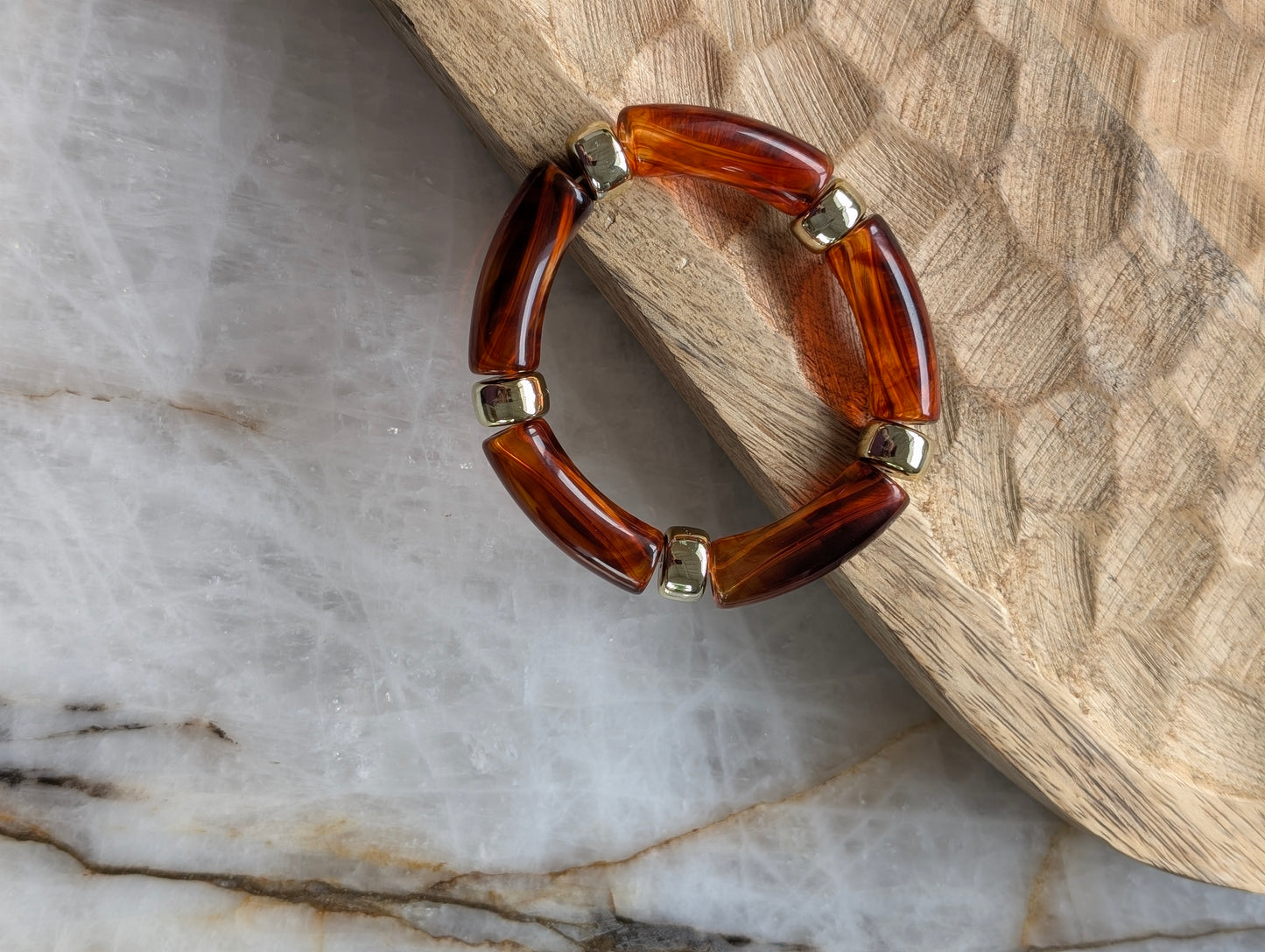 Bracelet Théa - Marron