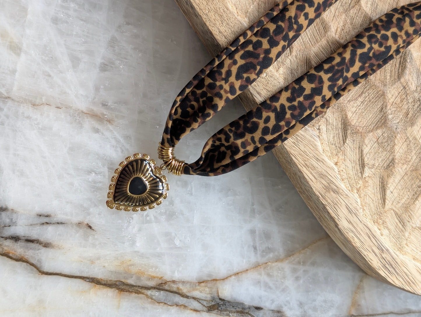 Collier Léopard ex-voto - Lou