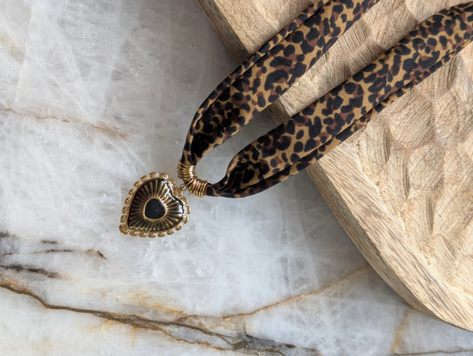 Collier Léopard ex-voto - Lou