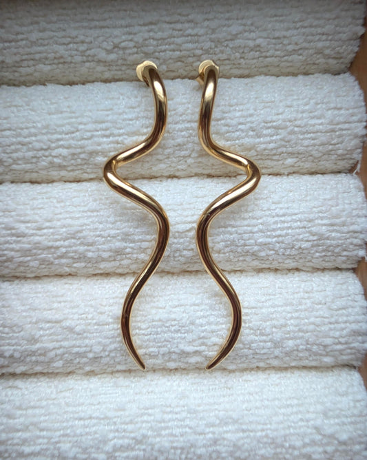 Boucles d'oreilles spirales Anna